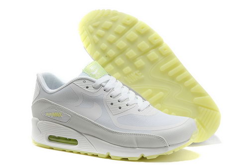 Nike Air Max 90 Prem Tape Unisex All White Running Shoes For Sale